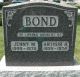 Headstone of Arthur Richard BOND & Jenny Marie MITCHELL
